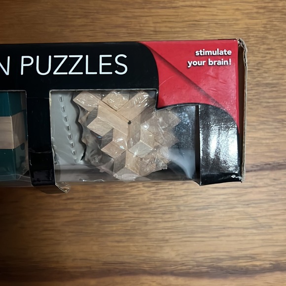 NWT wooden Brain puzzle games - Picture 5 of 7